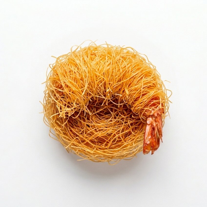 144 - GAMBERI IN PASTA KATAIFI